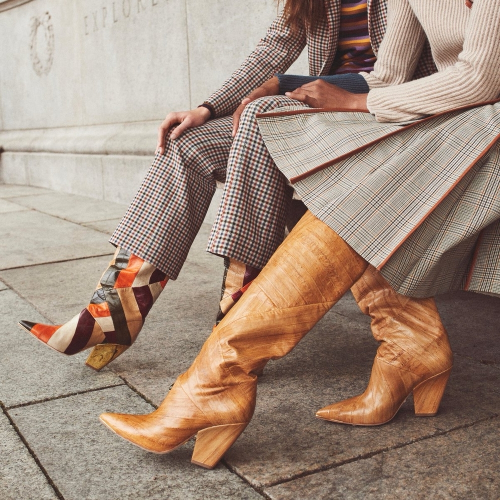 Tory Burch Tan Heeled Boots